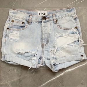 One teaspoon chargers shorts, size 24